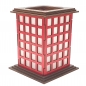 Preview: Tanno Design® Japan Kerzenhalter Aneko mit Teelichtfunktion rot