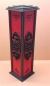 Preview: Tanno Design® Japan Räucherturm Räucherstäbchenhalter Blume des Lebens rot / schwarz