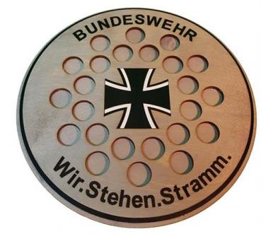 Tablett Tamilo Bundeswehr aus Holz