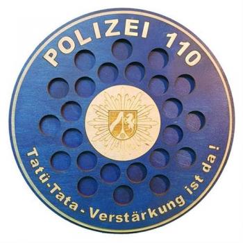 Tablett Tamilo Polizei - NRW aus Holz