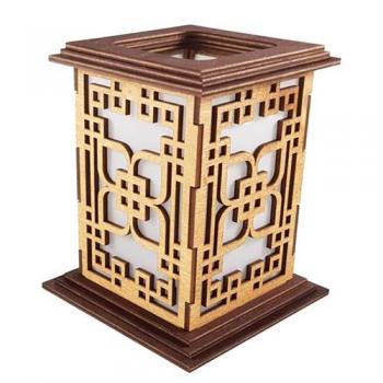Tanno Design® Japan Kerzenhalter Ayu mit Teelichtfunktion braun/birnbaum