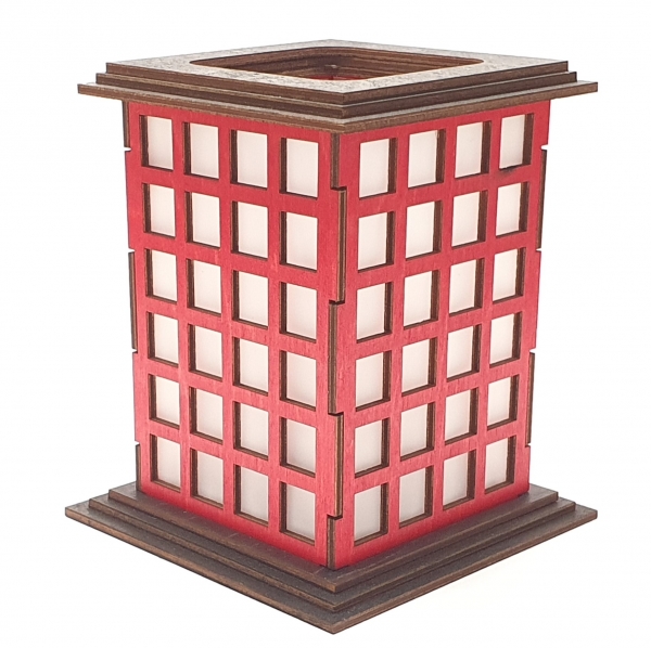 Tanno Design® Japan Kerzenhalter Aneko mit Teelichtfunktion rot