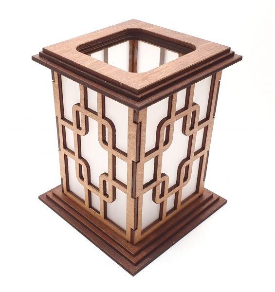 Tanno Design® Japan Kerzenhalter Emi mit Teelichtfunktion birnbaum