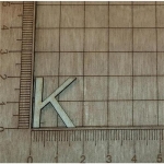 Holzbuchstabe-K-20mm-Blockschrift